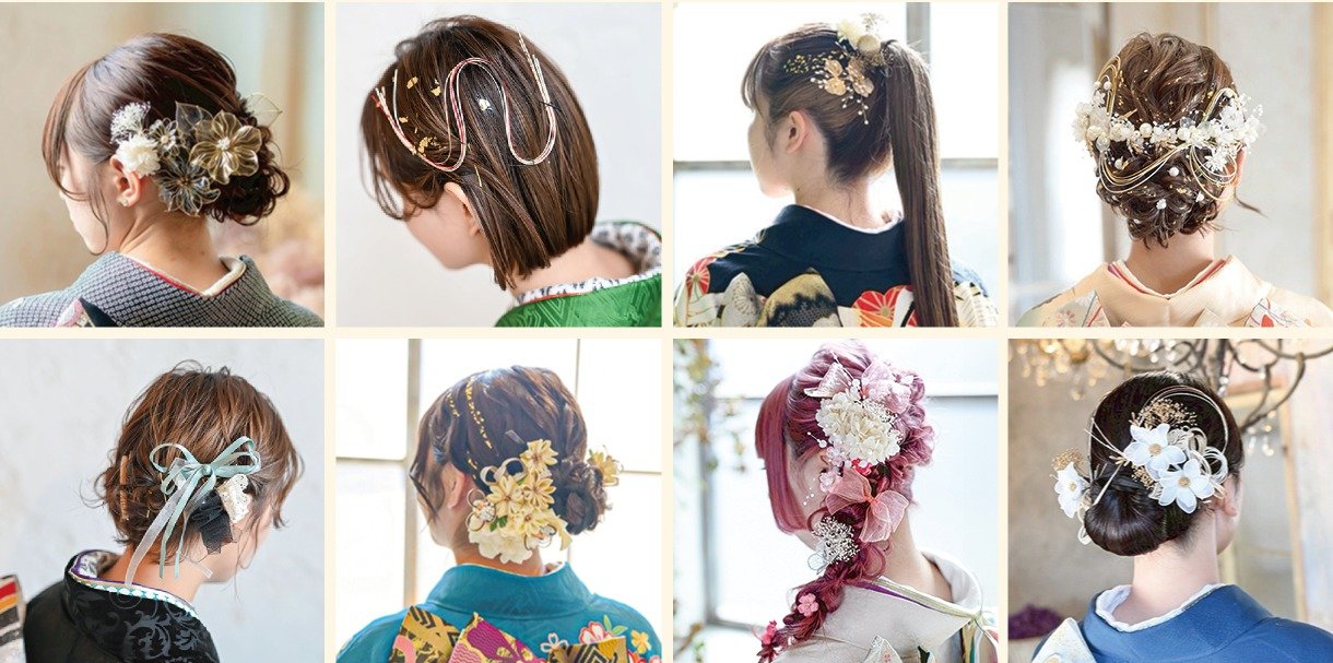 ヘアメイクの例